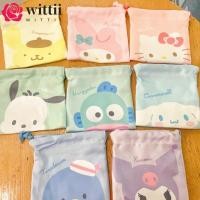 ราคา WITTII Mini Bundle Pocket Cartoon Double Sided Sanrio Kuromi Drawstring Bag Japanese Style Kawaii Storage Bag Coin Printing Bag (24647742548)