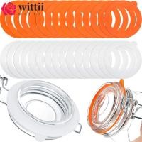 ราคา WITTII ซิลิโคนซีลขวดนํากลับมาใช้ใหม่เครื่องซักผ้าทดแทนซีลยางปะเก็น Mason Jars (56501920143)
