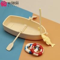ราคา วิตติ เรือประมงรุ่น พลาสติกมินิเครื่องประดับตุ๊กตา ขนาดเล็กจําลอง เรือประมงกระเป๋าชุดเด็ก (50601901228)