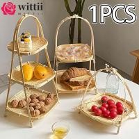 ราคา WITTII 1 ชิ้นตะกร้าเก็บ ผักอาหารผลไม้ 1 2 3 ชั้นตะกร้าสานไม้ไผ่ มัลติฟังก์ชั่นที่ทนทานสําหรับห้องครัวถาดยืนทอมือ (42676537514)