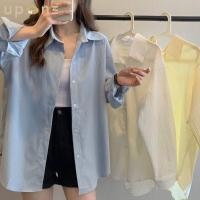 ราคา สไตล์เกาหลี ฤดูใบไม้ร่วง เสื้อสตรีแฟชั่น เสื้อเชิ้ตเเขนยาวคอปก (23474423690)