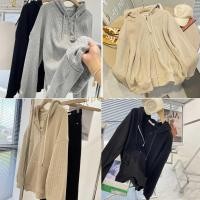 ราคา พร้อมส่ง เสื้อเเขนยาวมีฮู้ดสีพื้นไตล์คลาสสิค แฟชั่นฤดูใบไม้ผลิ (23453122268)