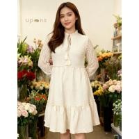 ราคา ชุดเดรสผ้าชีฟอง ดีไซน์ดูดี เรียบหรู (47101408263)