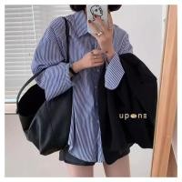 ราคา เสื้อเชิ้ตผ้าบางลายทาง แขนยาว ใส่แล้วชิค (42157996094)