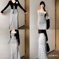 ราคา เดรสผู้หญิง สไตล์ฝรั่งเศส สีสวย หางปลา (41708651721)