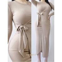 ราคา เดรสเกาหลี ลุคเรียบ ทรงเข้ารูป หรูหราเบาๆ (40464254390)