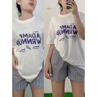ราคา ชุดเซ็ตแฟชั่นรุ่นใหม่ เสื้อผ้าฝ้ายแท้แขนสั้นสีขาว พร้อมกางเกงขาสั้นหลวม (29291880210)