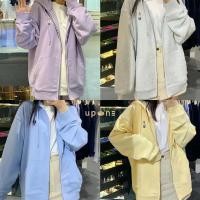 ราคา เสื้อแจ็คเก็ตฮู้ดผู้หญิง เกาหลี สไตล์เท่ๆ ผ้าฟลีซหนา (27869083635)