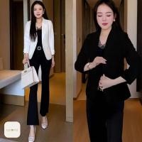 ราคา เสื้อโค้ทสีพื้น สไตล์จีน เรียบหรูใส่ทำงานออกงานสำหรับผู้หญิง (26756314203)