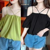 ราคา เสื้อเปิดไหล่สายเดี่ยว แฟชั่นใหม่ สไตล์เกาหลี ราคาถูก (26556958800)