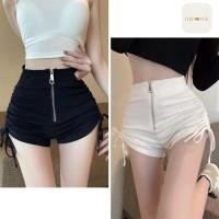 ราคา กางเกงขาสั้นเอวสูงฤดูร้อน ดีไซน์ทรงเอ ดูเพรียว (26511431714)