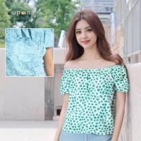 ราคา เสื้อครอปแขนพองลายดอกไม้ สไตล์ฝรั่งเศส ทรงสวย (26420275137)