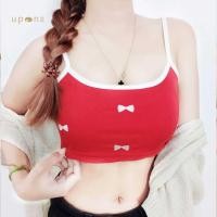 ราคา สายเดี่ยวเอวลอย สีแดง เเต่งลายโบว์เล็กๆ น่ารักเซ็กซี่ (25670151038)