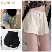 ราคา กางเกงขาสั้น สีพื้น กางเกงกีฬาขาวดำ สปอร์ต ลำลอง (25404458838)