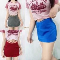 ราคา กระโปรงสั้นทรงเอ เสน่ห์เซ็กซี่ แต่งชุดผูกเอว (25073539501)