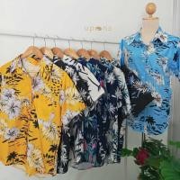 ราคา เสื้อเชิ้ตเเขนสั้น ใส่ได้ทั้งผู้หญิงและผู้ชาย ลายดอกไม้ ใส่สบาย เสื้อ สงกรานต์ ผู้หญิง (24870068999)