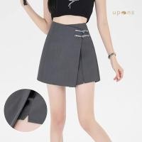 ราคา กระโปรงสูงไม่สมมาตร สไตล์ชุดสูท กระชับสำหรับผู้หญิง ฤดูร้อน (24785930182)