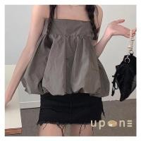 ราคา เสื้อสายเดี่ยวใส่เที่ยว ใส่เล่นสุดน่ารัก เสื้อผ้าฝ้ายสายเดี่ยว เสื้อสายเดี่ยวสายเดี่ยวสีพาสเทล ใส่สบาย เซ็กซี่ (23817543065)