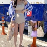 ราคา ชุดว่ายน้ำแขนกุด กางเกงขาสั้นเอวสูง ชุดว่ายน้ำแฟชั่นสำหรับผู้หญิง ใส่ว่ายน้ำ ถ่ายรูปเก๋ๆ สินค้าพร้อมส่ง (23431790808)