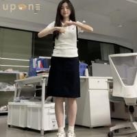 ราคา กระโปรงทรงเอนักศึกษา กระโปรงพิธีการ รับปริญญา ผ้าเสริท (23250825851)