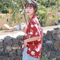 ราคา เสื้อเชิ้ตแขนสั้น ลายดอกไม้ สไตล์ย้อนยุค ใส่ได้ทั้งผู้ชายเเละผู้หญิง เสื้อ สงกรานต์ ผู้หญิง (23148971176)