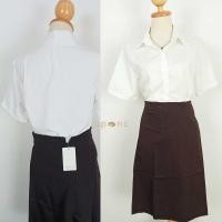 ราคา เสื้อนักศึกษาหญิง หลังปีกนก แขนสามเหลี่ยม เข้ารูป (22253260865)