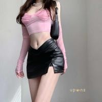 ราคา กระโปรงสั้นทรงเอแฟชั่น งานหนัง (18780470189)