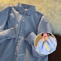 ราคา เสื้อเชิ้ตผู้หญิงแขนยาวโอเวอร์ไซส์สีพื้น (18184122065)