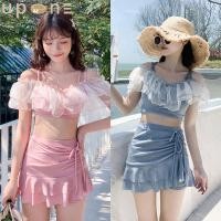 ราคา ใหม่พร้อมส่ง ชุดว่ายน้ำทูพีช ชุดว่ายน้ำสีพาสเทล ชุดว่ายน้ำเเฟชั่น ชุดว่ายน้ำกระโปรง ชุดว่ายน้ำผู้หญิง (16992002182)