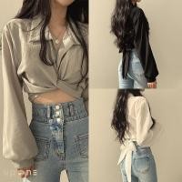 ราคา เสื้อเชิ้ตเเฟชั่น เสื้อยืดเเขนยาว เสื้อเชิ้ตเเขนยาวเเฟชั่น ฤดูใบไม้ผลิและฤดูใบไม้ร่วง (10498914915)