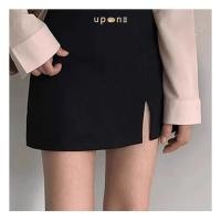 ราคา กระโปรงชุดสูททรงเอใหม่ล่าสุด ขายาวตัดข้าง เอวสูง สำหรับผู้หญิง (26410893898)