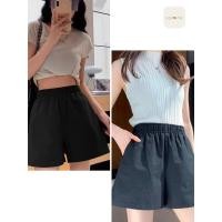 ราคา กางเกงสีดำผู้หญิง เอวสูง ขากว้างสุดชิค กางเกงเท่ๆ (43219128246)