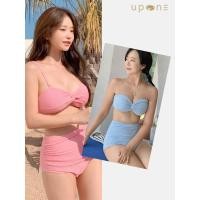 ราคา บิกินี่สามเหลี่ยมใหม่ ชุดว่ายน้ำเอวสูง ใส่แล้วปิดพุง ดูดีทุกไซส์ (41365270802)