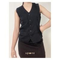 ราคา ลุคผู้บริหาร ชุดทำงาน เสื้อกั๊กไม่มีแขน กระโปรงทรงสอบ (41015339948)