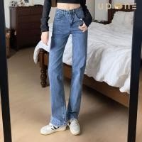 ราคา กางเกงยีนส์สีน้ำเงินขากระบอกเอวสูง ใหม่ล่าสุด (28658988264)