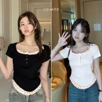 ราคา เสื้อยืดผ้าซับสอง สไตล์เกาหลี ดีไซน์น่ารัก (28138098926)