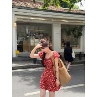 ราคา ชุดเดรสเอวเข้ารูป ดีไซน์เก๋ ชุดเดรสวินเทจ (44318908066)