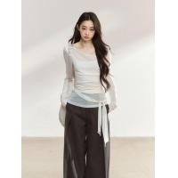 ราคา เสื้อยืดแขนยาวครีมกันแดดรุ่นใหม่สำหรับผู้หญิง ทรงหลวม สไตล์ฤดูใบไม้ร่วง (42068259268)