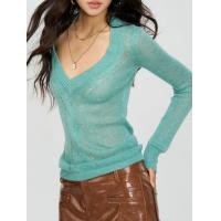 ราคา Twisted Fine Flash เสื้อกั๊กถักลายสวยงามสำหรับฤดูใบไม้ร่วง สไตล์คลาสสิคและเซ็กซี่ (55202598688)