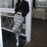 ราคา กระโปรงผู้หญิงลายสก๊อตรูปปุ่ม สไตล์เรโทร อเมริกัน ฤดูใบไม้ร่วง หนาว ความยาวกลาง คุณภาพสูง (54301557253)