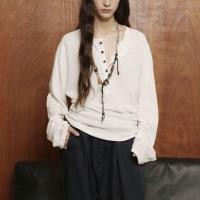 ราคา เสื้อยืดแขนยาวคอปกแบบเรโทร สไตล์คลาสสิกเก่าๆ ฤดูใบไม้ร่วง ผ้าลินินผ้าฝ้ายแคบเอว เหมาะสำหรับใส่ได้ทุกวัน (49950189819)
