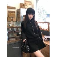 ราคา ชุดเดรสสไตล์เฮปเบิร์น สีดำ ฤดูใบไม้ร่วง แขนยาว เอวเพรียว (42425373036)