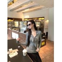 ราคา เสื้อแขนยาวสีเทาสำหรับผู้หญิง ดีไซน์ใหม่ในฤดูใบไม้ร่วง สวมใส่ง่ายและสวยงาม (41370609603)