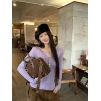 ราคา เสื้อกันหนาวผู้หญิงแขนยาวสีม่วง คุณภาพระดับไฮเอนด์ เหมาะสำหรับฤดูหนาว (41424137771)