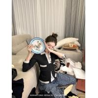 ราคา เสื้อสเวตเตอร์ถักผู้หญิงสไตล์ Polo Chanel Two Wear สำหรับฤดูใบไม้ร่วง (48251084802)