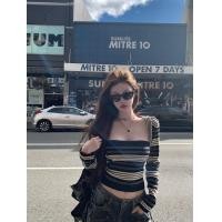 ราคา ชุดถักลายวินเทจ 2 ชิ้น เสื้อแขนยาวไหมพรมและเสื้อกั๊กสั้น (43613703791)