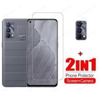 ราคา Realme GT Master Editionฟิล์มกระจกนิรภัยสําหรับRealme 8 5G 9 Pro Plus 9i 8i C30 C35 C25 C25s C25Y C21Y C11 2021 2 ใน 1 เลนส์กล้องกระจกป้องกันหน้าจอ (21558258521)