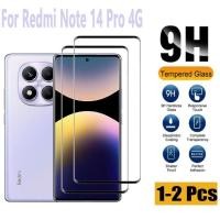 ราคา 1 2 ชิ้น Redmi หมายเหตุ 14 Pro ฟิล์มกระจกนิรภัยป้องกันสําหรับ Xiaomi Redmi หมายเหตุ 14 13 12 11 10 Pro Plus 5G 12S 11S 12 11 10 ป้องกันหน้าจอกระจกนิรภัยเต็มรูปแบบฟิล์มด้านหน้า (44012419351)