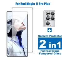 ราคา 2 in 1 สําหรับ Red Magic 11 Pro Plus กระจกนิรภัยเต็มรูปแบบสําหรับ ZTE Red Magic 11 Pro 10 Air 10 10S 9 9S Pro Plus Pro HD 9H ป้องกันการระเบิดป้องกันหน้าจอ กล้อง Protector (46301993415)