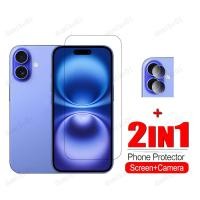 ราคา IPhone 16 15ฟิล์มกระจกนิรภัยสําหรับiPhone 14 15 16 Plus Pro Max 13 12 11 Pro Max 8 7 6 6s Plus SE 2020 2022 X XS Max XR 2 in 1 เลนส์กล้องกระจกนิรภัยป้องกันหน้าจอ (26483128324)